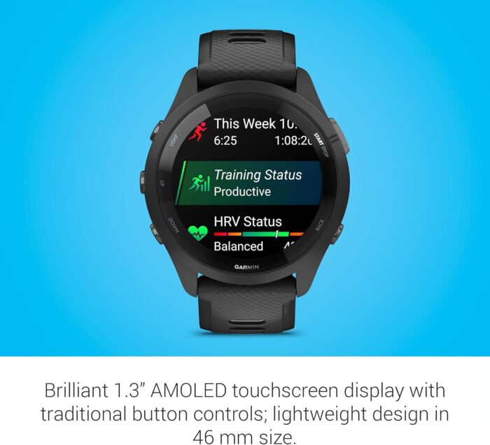 Garmin Forerunner 265 Running Smartwatch, Colorful AMOLED Display - Image 2