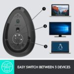 Logitech MX Vertical Wireless Mouse – Ergonomic Design Reduces Muscle Strain - Image 4