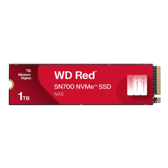 1TB WD Red SN700 NVMe Internal SSD for NAS Devices - Gen3 PCIe, M.2 2280, - Image 1